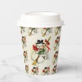 Gobelets En Papier Snowman 009 (Recto)