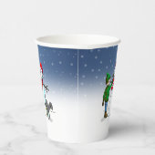 Gobelets En Papier Snowman pour Noël (Droite)