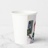 Gobelets En Papier Snowman Selfie Holiday Paper Cup (Droite)
