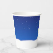 Gobelets En Papier Snowman's Dessine ton visage Noël (Verso)