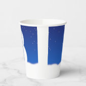 Gobelets En Papier Snowman's Dessine ton visage Noël (Gauche)