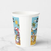 Gobelets En Papier Snowmen Beach Bash (Droite)