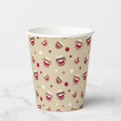 Gobelets En Papier Sock Monkey Smile (Recto)