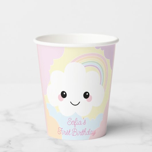 Gobelets En Papier Sofia Cloud (Verso)