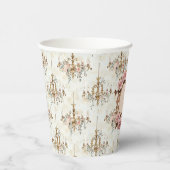 Gobelets En Papier Soft Renaissance Rococo Coquette Regency Party (Droite)