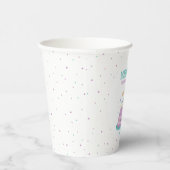 Gobelets En Papier Soirée Anniversaire de enfant de gâteau d'annivers (Droite)