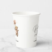 Gobelets En Papier Soirée Baby shower sucrée simple et moderne (Droite)