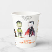 Gobelets En Papier Soirée costumée Monster Cute Halloween (Recto)