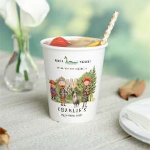 Gobelets En Papier Soirée d'anniversaire à thème écossais