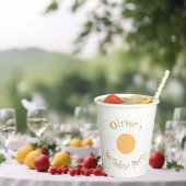 Gobelets En Papier Soirée d'anniversaire du dimanche