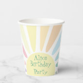 Gobelets En Papier Soirée d'anniversaire du dimanche (Recto)