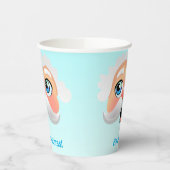 Gobelets En Papier Soirée de Noël secrète Père Noël (Gauche)