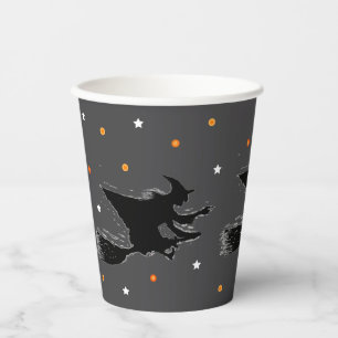 Gobelets En Papier Soirée de sorcières d'Halloween