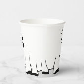 Gobelets En Papier Soirée d'Halloween sur le fantôme (Droite)