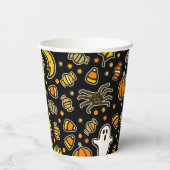 Gobelets En Papier Soirée Halloween (Verso)