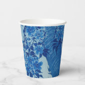 Gobelets En Papier Soirée Lune Arbre Bleu Lune (Verso)