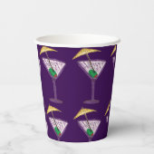 Gobelets En Papier Soirée Martini (Verso)