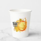 Gobelets En Papier Sois Comme Le Soleil, (Recto)