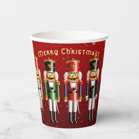 Gobelets En Papier Soldats du jouet Nutty Nutcracker (Recto)