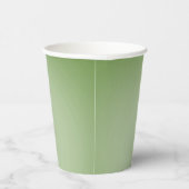 Gobelets En Papier Solid Jade Green Celadon  (Droite)