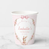 Gobelets En Papier Some Bunny is Turning One 1st Birthday (Verso)