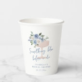 Gobelets En Papier Something Blue avant le mariage (Verso)