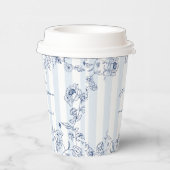 Gobelets En Papier Something Blue Paper Cup Bridal Shower Table Decor (Droite)