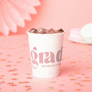Gobelets En Papier Sorbet Gradient Graduation Party