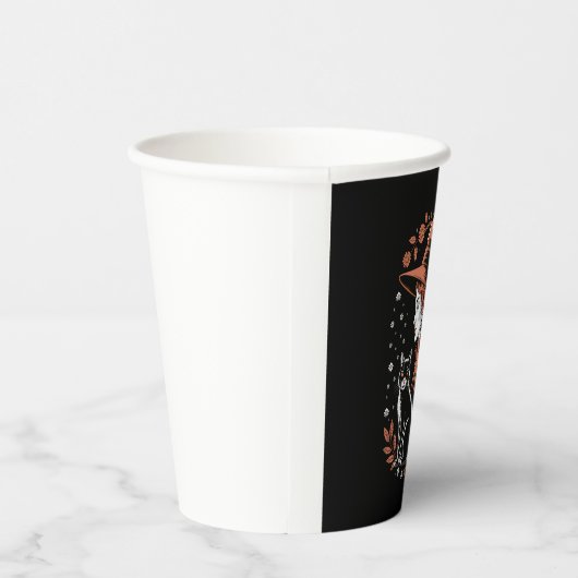 Gobelets En Papier Sorcière À damiers Halloween (Droite)