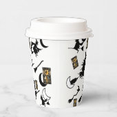 Gobelets En Papier sorcière assistant chatte lune bloomstick (Droite)