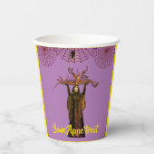 Gobelets En Papier Sorcière éffrayante (Recto)