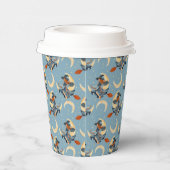 Gobelets En Papier Sorcière volant sur la lune cresente (Droite)