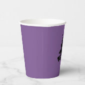 Gobelets En Papier Sorcière volante - Violet (Droite)