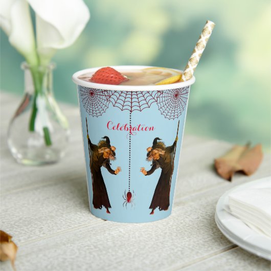 Gobelets En Papier Sorcières d'araignées (Insitu)