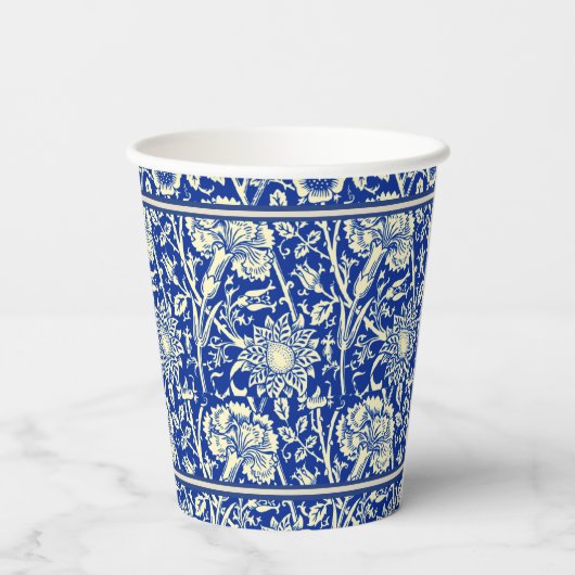 Gobelets En Papier Sorta bleu Calico (Verso)