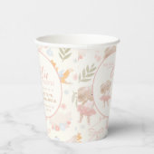 Gobelets En Papier Souris Ballerina Tutu Baby shower excité (Droite)