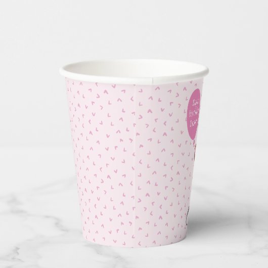 Gobelets En Papier Souris mignonne Woodland | Coupe de papier d'anniv (Droite)