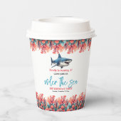 Gobelets En Papier Sous la mer 1er fête d'anniversaire (Verso)