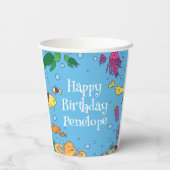 Gobelets En Papier Sous la mer Animaux mignonette fête Anniversaire d (Verso)