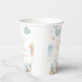 Gobelets En Papier Sous la mer Anniversaire (Droite)