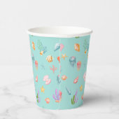 Gobelets En Papier Sous la mer Anniversaire (Droite)