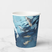 Gobelets En Papier Sous la mer | Baby shower océanique (Verso)