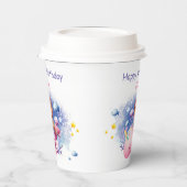 Gobelets En Papier Sous la mer, mignonne Sirène Anniversaire (Gauche)