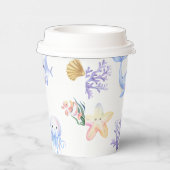 Gobelets En Papier Sous Le Baby shower De La Mer Animaux (Droite)