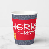 Gobelets En Papier Sous le sapin de Noël (Gauche)