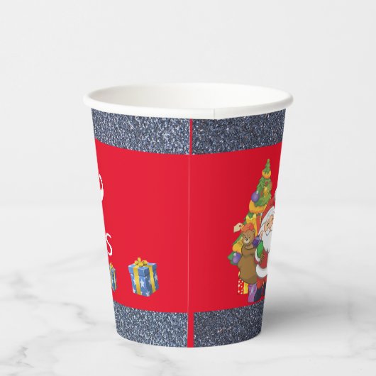 Gobelets En Papier Sous le sapin de Noël (Droite)