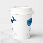 Gobelets En Papier Sous l'eau de mer Baleine nautique (Droite)