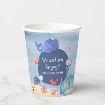 Sous l'eau Fête de bébé méduse Étoile de mer
