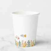 Gobelets En Papier Sous les tasses de mer | Algues et poissons (Recto)