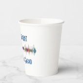Gobelets En Papier Soutenez la radio publique (Gauche)